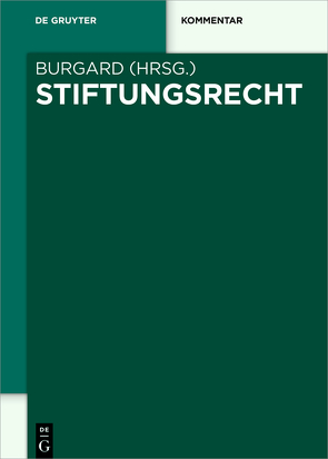 Stiftungsrecht von Burgard,  Ulrich