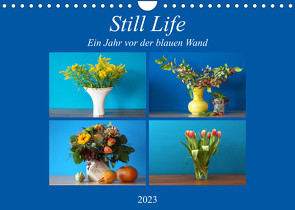 Still Life – Blumen vor der blauen Wand (Wandkalender 2023 DIN A4 quer) von Will,  Hans