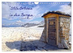 „Stille Örtchen“ in den Bergen (Wandkalender 2024 DIN A4 quer), CALVENDO Monatskalender von Albicker,  Gerhard