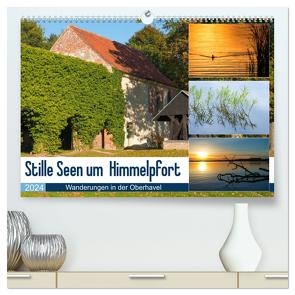 Stille Seen um Himmelpfort (hochwertiger Premium Wandkalender 2024 DIN A2 quer), Kunstdruck in Hochglanz von Waurick,  Kerstin