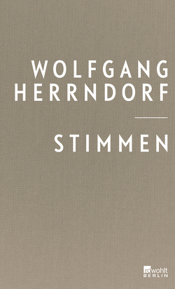 Stimmen von Herrndorf,  Wolfgang