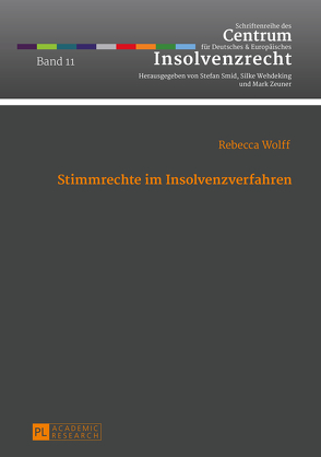 Stimmrechte im Insolvenzverfahren von Wolff,  Rebecca