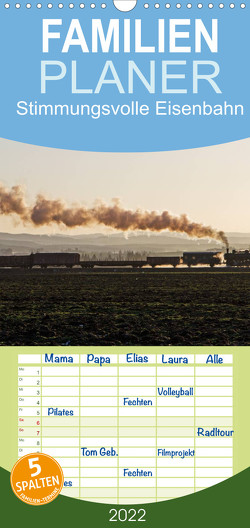 Familienplaner Stimmungsvolle Eisenbahn – Bahnimpressionen aus Österreich (Wandkalender 2022 , 21 cm x 45 cm, hoch) von rail66