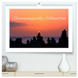 Stimmungsvolle Silhouetten (hochwertiger Premium Wandkalender 2024 DIN A2 quer), Kunstdruck in Hochglanz von Hackstein,  Bettina