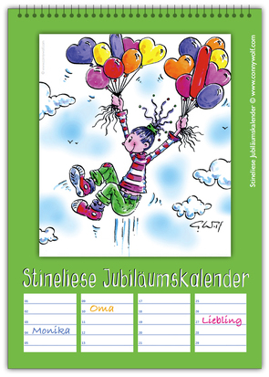 Stineliese Jubiläumskalender von Cornelia,  Mück