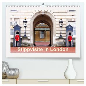 Stippvisite in London (hochwertiger Premium Wandkalender 2024 DIN A2 quer), Kunstdruck in Hochglanz von Prediger,  Rosemarie