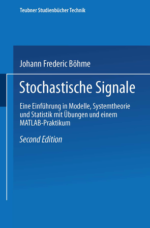 Stochastische Signale von Böhme,  Johann Frederic