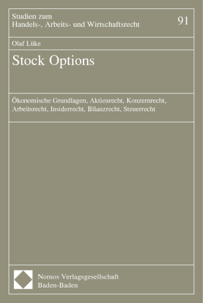 Stock Options von Lüke,  Olaf