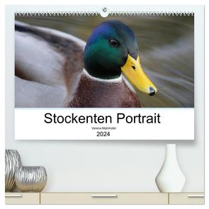 Stockenten Portrait (hochwertiger Premium Wandkalender 2024 DIN A2 quer), Kunstdruck in Hochglanz von Mahrhofer,  Verena