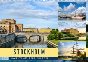 Stockholm – Maritime Ansichten (Wandkalender 2022 DIN A2 quer) von U-DO