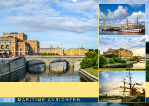 Stockholm – Maritime Ansichten (Wandkalender 2023 DIN A2 quer) von U-DO