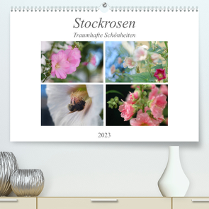 Stockrosen – Traumhafte Schönheiten (Premium, hochwertiger DIN A2 Wandkalender 2023, Kunstdruck in Hochglanz) von Kupfer,  Kai