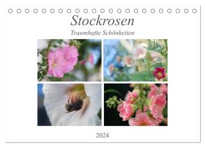 Stockrosen – Traumhafte Schönheiten (Tischkalender 2024 DIN A5 quer), CALVENDO Monatskalender von Kupfer,  Kai