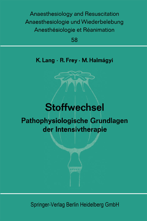 Stoffwechsel von Frey,  R., Halm;&AAa;gyi,  M., Lang,  K.