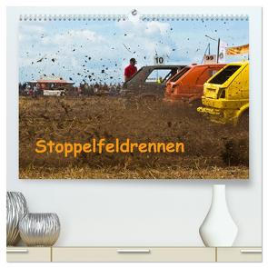 Stoppelfeldrennen (hochwertiger Premium Wandkalender 2024 DIN A2 quer), Kunstdruck in Hochglanz von J. Sülzner [[NJS-Photographie]],  Norbert