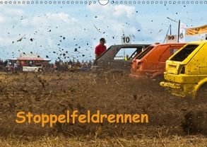 Stoppelfeldrennen (Wandkalender 2018 DIN A3 quer) von J. Sülzner [[NJS-Photographie]],  Norbert