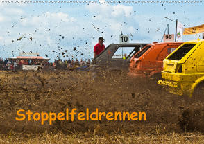 Stoppelfeldrennen (Wandkalender 2021 DIN A2 quer) von J. Sülzner [[NJS-Photographie]],  Norbert