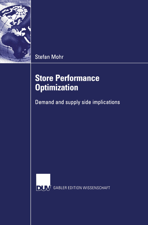 Store Performance Optimization von Mohr,  Stefan