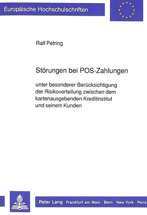 Störungen bei POS-Zahlungen von Petring,  Ralf