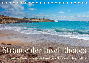 Strände der Insel Rhodos (Tischkalender 2023 DIN A5 quer) von O. Schüller und Elke Schüller,  Stefan