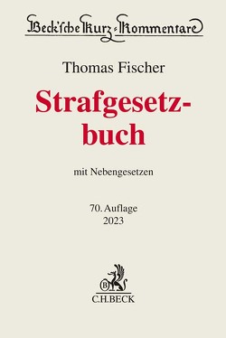 Strafgesetzbuch von Fischer,  Thomas