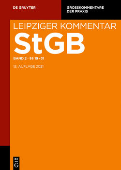 Strafgesetzbuch. Leipziger Kommentar / §§ 19-31 von et al., Murmann,  Uwe, Schünemann,  Bernd, Verrel,  Torsten