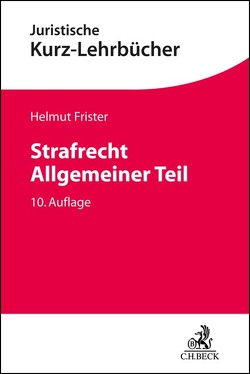 Strafrecht Allgemeiner Teil von Frister,  Helmut