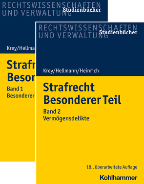 Strafrecht – Besonderer Teil Bd. 1 + Bd. 2 – Paket von Heinrich,  Manfred, Hellmann,  Uwe