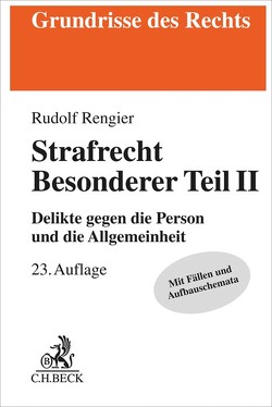 Strafrecht Besonderer Teil II von Rengier,  Rudolf