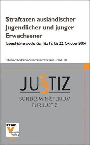 Straftaten ausländischer Jugendlicher und junger Erwachsener von Bundesministerium für Justiz