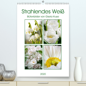 Strahlendes Weiß Blütenbilder (Premium, hochwertiger DIN A2 Wandkalender 2020, Kunstdruck in Hochglanz) von Kruse,  Gisela