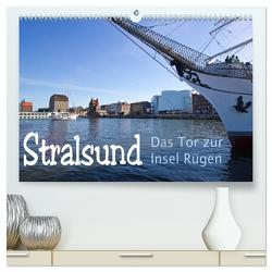 Stralsund. Das Tor zur Insel Rügen (hochwertiger Premium Wandkalender 2024 DIN A2 quer), Kunstdruck in Hochglanz von Michalzik,  Paul