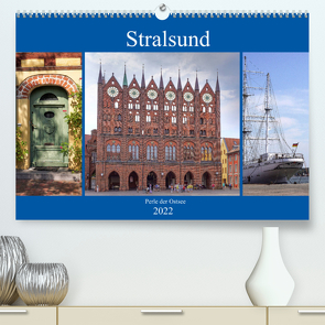 Stralsund – Perle der Ostsee (Premium, hochwertiger DIN A2 Wandkalender 2022, Kunstdruck in Hochglanz) von Becker,  Thomas
