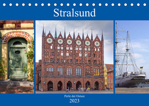 Stralsund – Perle der Ostsee (Tischkalender 2023 DIN A5 quer) von Becker,  Thomas