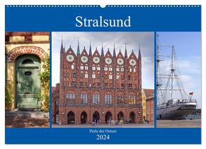 Stralsund – Perle der Ostsee (Wandkalender 2024 DIN A2 quer), CALVENDO Monatskalender von Becker,  Thomas