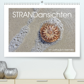 Strandansichten (Premium, hochwertiger DIN A2 Wandkalender 2022, Kunstdruck in Hochglanz) von Schmidt,  Daphne