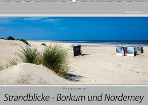 Strandblicke Borkum und Norderney (Wandkalender 2018 DIN A2 quer) von Dreegmeyer,  Hardy