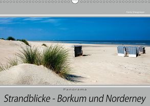 Strandblicke Borkum und Norderney (Wandkalender 2018 DIN A3 quer) von Dreegmeyer,  Hardy
