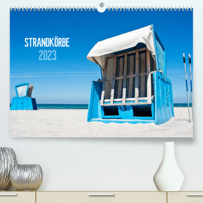 Strandkörbe 2023 (Premium, hochwertiger DIN A2 Wandkalender 2023, Kunstdruck in Hochglanz) von Kerpa,  Ralph