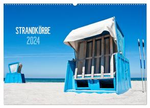 Strandkörbe 2024 (Wandkalender 2024 DIN A2 quer), CALVENDO Monatskalender von Kerpa,  Ralph