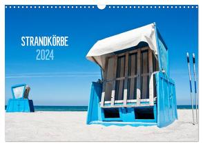 Strandkörbe 2024 (Wandkalender 2024 DIN A3 quer), CALVENDO Monatskalender von Kerpa,  Ralph