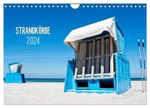 Strandkörbe 2024 (Wandkalender 2024 DIN A4 quer), CALVENDO Monatskalender von Kerpa,  Ralph