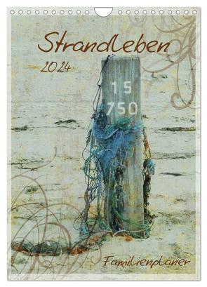 Strandleben – Familienplaner (Wandkalender 2024 DIN A4 hoch), CALVENDO Monatskalender von SchnelleWelten,  SchnelleWelten