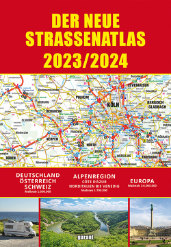 Straßenatlas 2023/2024 für Deutschland und Europa