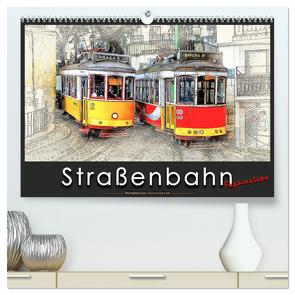Straßenbahn Faszination (hochwertiger Premium Wandkalender 2024 DIN A2 quer), Kunstdruck in Hochglanz von Roder,  Peter