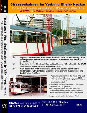 Straßenbahnen im Verbund Rhein- Neckar (VRN/rnv) von Crell,  Manuel, Herr,  Andreas, Weber,  Alex