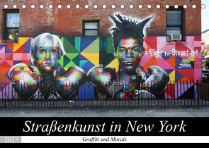Straßenkunst in New York – Graffiti und Murals (Tischkalender 2023 DIN A5 quer) von gro