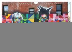 Straßenkunst in New York – Graffiti und Murals (Wandkalender 2024 DIN A4 quer), CALVENDO Monatskalender von gro,  gro