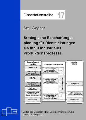 Strategische Beschaffungsplanung für Dienstleistungen als Input industrieller Produktionsprozesse von Wagner,  Axel