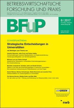 Strategische Entscheidungen in Universitäten